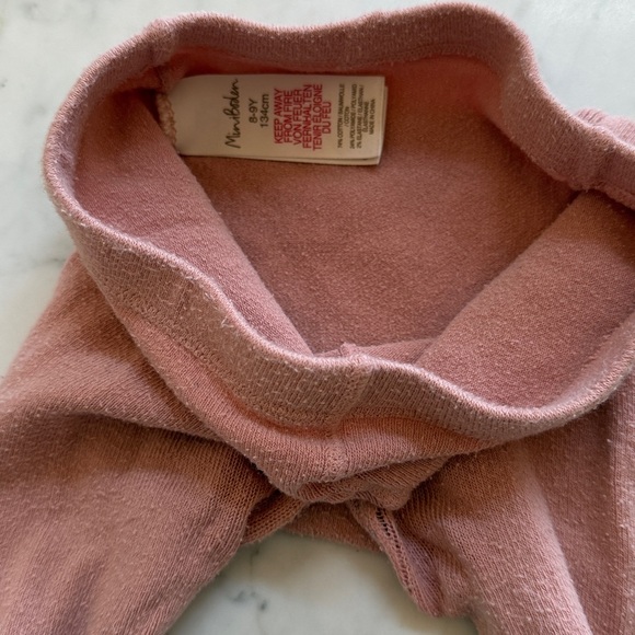 Mini Boden Girls Size 8-9 Ribbed Tights Pink - Picture 4 of 4